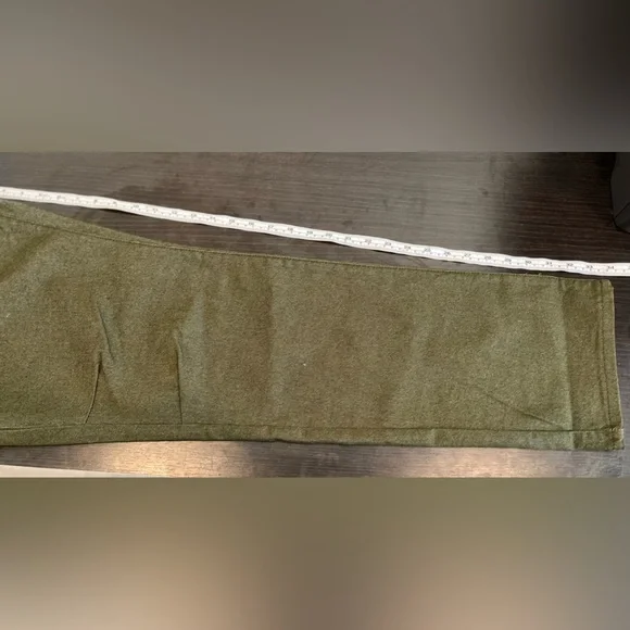 NWT Black Diamond Mission Wool Denim Pants Green Men’s Size 38x34 - Picture 9 of 9